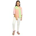 Natilene Girl39s Geometric Regular Fit Shirt