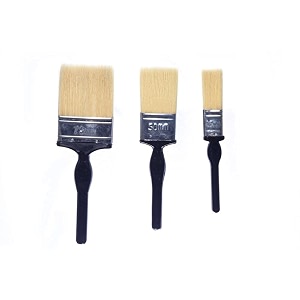 national 134234334 paint brush with pvc handle for wallwoodmetal - waterenamel based paint pack of 3