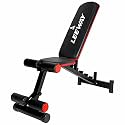 NB LEEWAY LF85 Multipurpose Adjustable Bench for Home Gym Workout | Foldable Incline, Decline &amp; Flat Chest Bench | 400LB Capacity | Fitness Equipment | Foldable Gym Bench for Home