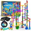 National Geographic Glow Marble Run 150-Piece Building Set for Kids