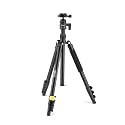 National Geographic Travel Photo Tripod Kit with Monopod, Aluminium, 4-Section Legs, Lever Locks, Load up 6kg, Carrying Bag, Ball Head, Quick Release, NGTR001L