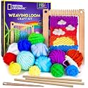 National Geographic Wooden Loom Weaving Arts and Crafts Kit for Kids