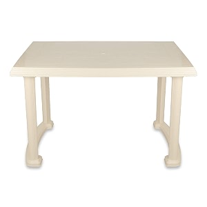 national jaipur rectangular four seater dining table plastic beige