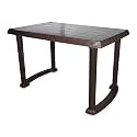 National Jaipur Rectangular Four Seater Dining Table (Plastic ,Beige)