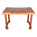 National Jaipur Rectangular Four Seater Dining Table,Mangowood, Standard