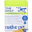 Native Pet The Daily Dog Vitamins &amp; Supplements - 11-in-1 Multivitamin for Dogs - Daily Powder Supplement with Probiotics, Collagen - 120 Scoops