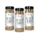 NativEssence Roasted Ragi Chips - Healthy Snack - 100gm Each - Pack of 3 (Cream &amp; Onion)