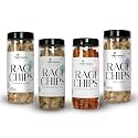 NativEssence Roasted Ragi Chips - Healthy Snack - 100gm Each - Pack of 4 (Periperi, cream&amp;onion, IndianTadka &amp; Mindblowing Mint)