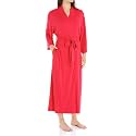Natori Shangri La Long Robe with Kimono Sleeves, Bathrobe for Women