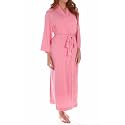 Natori Shangri La Long Robe with Kimono Sleeves, Bathrobe for Women