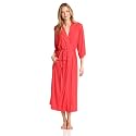 Natori Shangri La Long Robe with Kimono Sleeves, Bathrobe for Women