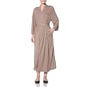 Natori Shangri La Long Robe with Kimono Sleeves, Bathrobe for Women