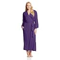 Natori Shangri La Long Robe with Kimono Sleeves, Bathrobe for Women