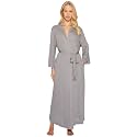 Natori Shangri La Long Robe with Kimono Sleeves, Bathrobe for Women