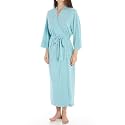 Natori Shangri La Long Robe with Kimono Sleeves, Bathrobe for Women