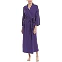 Natori Shangri La Long Robe with Kimono Sleeves, Bathrobe for Women