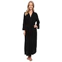 Natori Shangri La Long Robe with Kimono Sleeves, Bathrobe for Women