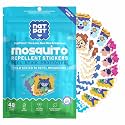 NATPAT Buzz Patch Mosquito Patch Stickers for Kids (60 Pack) - The Original All Natural Citronella Essential Oil Insect Patch, Plant Based Ingredients, Non-Toxic, DEET Free, for Toddlers, Kids