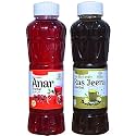 Natraj The Right Choice Anar Sharbat &amp; Ras Jeera Sharbat Syrup Combo (Pack of 2 x 750 ml Bottle) = 1500ml | Instant Refreshing Drink For Summer | Natural body coolant