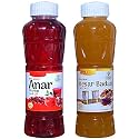 Natraj The Right Choice Anar Sharbat &amp; Kesar Badam Sharbat Syrup Combo (Pack of 2 x 750 ml Bottle) = 1500ml | Instant Refreshing Drink For Summer | Natural body coolant