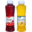 Natraj The Right Choice Anar Sharbat &amp; Pineapple Sharbat Syrup Combo (Pack of 2 x 750 ml Bottle) = 1500ml | Instant Refreshing Drink For Summer | Natural body coolant