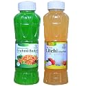 Natraj The Right Choice Brahmi Badam Sharbat &amp; Litchi Sharbat Syrup Combo (Pack of 2 x 750 ml Bottle) = 1500ml | Instant Refreshing Drink For Summer | Natural body coolant