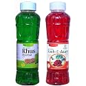 Natraj The Right Choice Khus Sharbat &amp; Rooh-E-Azam Sharbat Syrup (Pack of 2 x 750 ml Bottle)