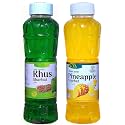 Natraj The Right Choice Khus &amp; Pineapple Sharbat (Pack of 2 x 750 ml Bottle) - Refreshing Fusion of Earthy Coolness and Tropical Sweetness (750 ml)