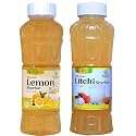 Natraj The Right Choice Lemon Sharbat &amp; Litchi Sharbat Syrup (Pack of 2 x 750 ml Bottle) Natraj The Right Choice Lemon &amp; Litchi Sharbat – Refreshingly Sweet &amp; Tangy Combo for Hydration &amp; Energy Boost
