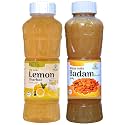 Natraj The Right Choice Lemon Sharbat &amp; Badam Sharbat Syrup (Pack of 2 x 750 ml Bottle)