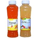 Natraj The Right Choice Mango Sharbat &amp; Litchi Sharbat Syrup (Pack of 2 x 750 ml Bottle)