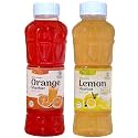 Natraj The Right Choice Orange Sharbat &amp; Lemon Sharbat Syrup (Pack of 2 x 750 ml Bottle)