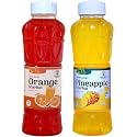 Natraj The Right Choice Orange Sharbat &amp; Pineapple Sharbat Syrup (Pack of 2 x 750 ml Bottle)