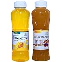 Natraj The Right Choice Pineapple Sharbat &amp; Kesar Badam Sharbat Syrup (Pack of 2 x 750 ml Bottle)