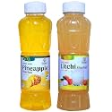Natraj The Right Choice Pineapple Sharbat &amp; Litchi Sharbat Syrup (Pack of 2 x 750 ml Bottle)