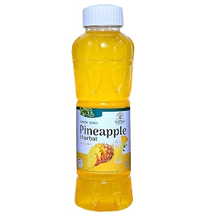 natraj the right choice pineapple sharbat syrup 750 ml