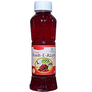 natraj the right choice rooh-e-azam sharbat syrup 750 ml  refreshing amp flavorful indian drink ideal for cool beverages mocktails and family gatherings