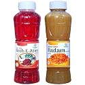Natraj The Right Choice Rooh-E-Azam Sharbat &amp; Badam Sharbat Syrup (Pack of 2 x 750 ml Bottle)