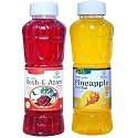 Natraj The Right Choice Rooh-E-Azam Sharbat &amp; Pineapple Sharbat Syrup (Pack of 2 x 750 ml Bottle)