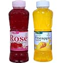 Natraj The Right Choice Rose Sharbat &amp; Pineapple Sharbat Syrup (Pack of 2 x 750 ml Bottle)