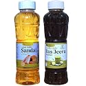 Natraj The Right Choice Sandal Sharbat &amp; Jal Jeera Sharbat Syrup (Pack of 2 x 750 ml Bottle)