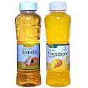 Natraj The Right Choice Sandal Sharbat &amp; Pineapple Sharbat Syrup (Pack of 2 x 750 ml Bottle)