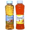 Natraj The Right Choice Sandal Sharbat &amp; Mango Sharbat Syrup (Pack of 2 x 750 ml Bottle)