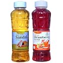 Natraj The Right Choice Sandal Sharbat &amp; Strawberry Sharbat Syrup (Pack of 2 x 750 ml Bottle)