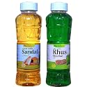 Natraj The Right Choice Sandal Sharbat &amp; Khus Sharbat Syrup (Pack of 2 x 750 ml Bottles) – Refreshing &amp; Aromatic Traditional Drink Combo, Ideal for Cooling Beverages, Mocktails, and Special Occasions.