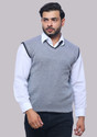 NATRIS Self Design V Neck Casual Men