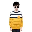 NATRIS Trendy Round Neck Sweater for Boys | Pullover Sweater for Kids | Soft and Comfortable Sweater for Kids Boys