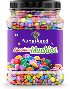 natrixeed chocolate munchies  colorful chocolate button  gems candy 100 g