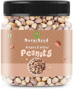 natrixeed roasted peanuts  moongfali  ready to eat healthy snacks  anytime snack roasted  salted peanuts 100 g