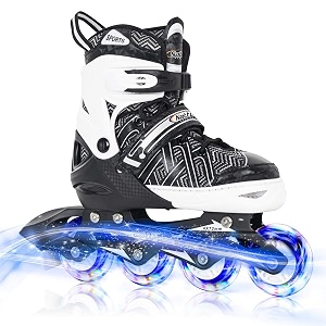 Nattork Adjustable Inline Skates for Big Boys
